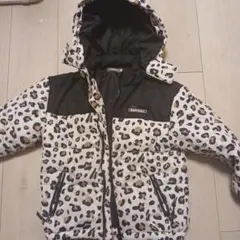 BABYDOLL ベビードールヒョウ柄ダウンコート 120