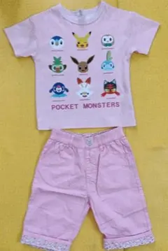 ポケットモンスター　Tシャツ　110cm　ショートパンツ　120cm　セット