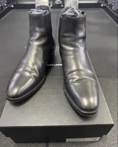 サンローラン ワイアット40 チェルシーブーツ サイズ42 1/2 サイドゴア 