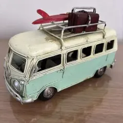 アメリカン ブリキ クラシックカー インテリア雑貨 置物 ワーゲンバス
