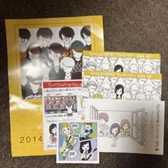 SHISHAMO ステッカー　2014 ポストカード　フライヤーなどセット