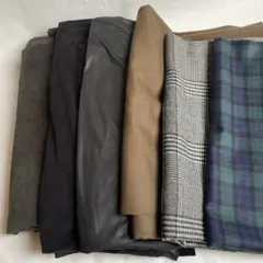 ウールなど素材生地　まとめ