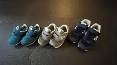 New Balance キッズスニーカー 3足セット