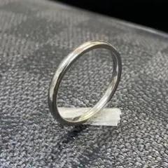 シンプル 甲丸リング 2mm幅 サージカルステンレス シルバー