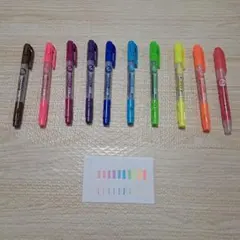 Zebra OPTEX 2 EZ 蛍光ペン 10色セットのサムネイル