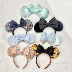 東京ディズニーリゾート　ミニーマウス　カチューシャ　7個セット