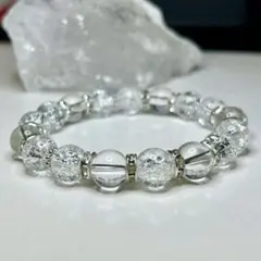 【万能の石】水晶 デザイン ブレスレット パワーストーン レディース