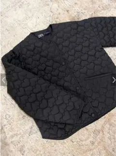 ZARA ハート キルティングジャケットS新品