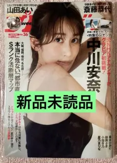 新品未読品 週刊プレイボーイ 中川安奈 斎藤恭代 山田あいDVD付③