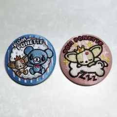 ナルミヤ 刺繍缶バッジ 2個セット