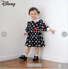 バースデイ　Disney ミニー　ドット柄ワンピース 80cm