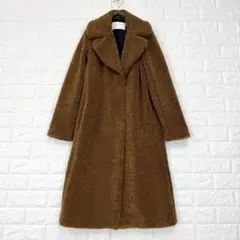 ZARA ダブルフェイス　フェイクボア　テディベアコート　ロング丈　美品　XS ZARA - ZARA テディベア フェイクボア コートの通販 by CYCLE