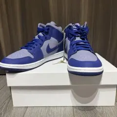 WMNS Nike Air Jordan 1 Mid パープル/グレー