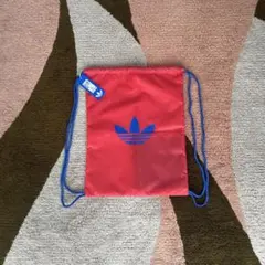 新品 adidas ナップサック タグ付き y2k tech 赤 青