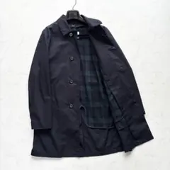 マッキントッシュフィロソフィー ステンカラーコート サイズ40(L) ブラック マッキントッシュ フィロソフィー(MACKINTOSH PHILOSOPHY