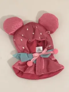 ディズニー ユニベア シークレット コスチューム ポンチョ フルーツ 赤 いちご