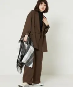 FREAK'S STORE ワイドパンツ タック入り