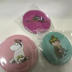 ムーミンキャラクター バッジ 3個セット
