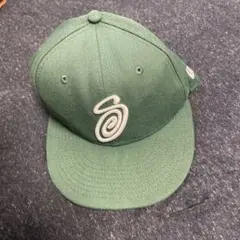 New Era ストゥーシーコラボ　キャップ　緑