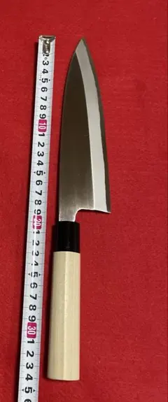 舟行き包丁　和包丁片刃三徳型210㎜のサムネイル