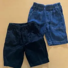 GU ハーフパンツ2枚セット