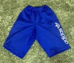 サイズO adidas 青 ハーフパンツ　アディダス