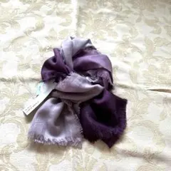 週末限定お値下げ❣️未使用品❣️ラベンダー・パープルグラデーションストール