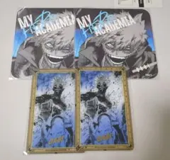 ヒロアカ 原画展 箔押しクリアカード アートコースター　荼毘