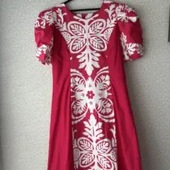 フラダンス用ピンクドレス(ムームー)