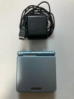 【動作確認済】ゲームボーイアドバンスSP パールブルー本体、充電器付き