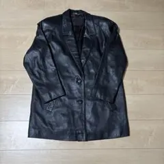 テーラードジャケット 本革 羊皮100% ラムレザー