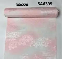 4A-6395着物長襦袢生地　ポリエステル 新品未使用品　36x220
