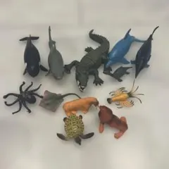海洋生物・爬虫類 フィギュア 12体セットのサムネイル