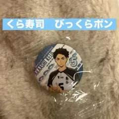 ハイキュー　梟谷　赤葦京治 缶バッジ 5 びっくらポン　くら寿司