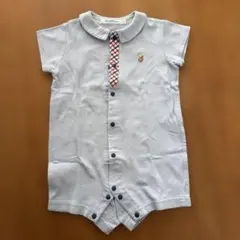familiar ポロシャツスタイルロンパース 80