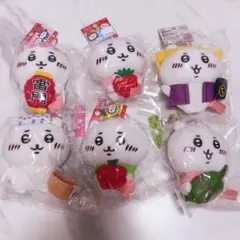ご当地ちいかわ マスコット ぬいぐるみキーホルダー 6点セット