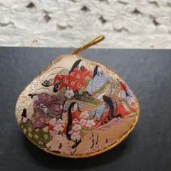 古典　絵貝　貝飾り
