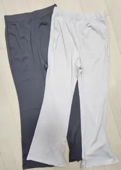 グレー ジョガーパンツ