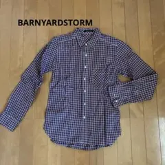 BARNYARDSTORM チェック柄 長袖シャツ レッド系 サイズ1のサムネイル