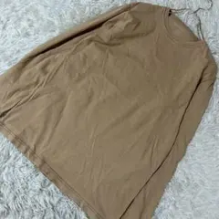 AMERICAN EAGLE 長袖カットソー ベージュ S