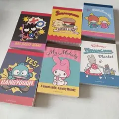 サンリオキャラクターズ ミニメモ帳　ミニメモパッド メモ帳