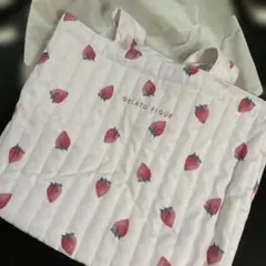 GELATO PIQUE いちご柄 手提げ袋 レッスンバッグ 学校 幼稚園