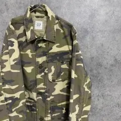 00S GAP ギャップ　ミリタリージャケット　迷彩　メンズS 古着