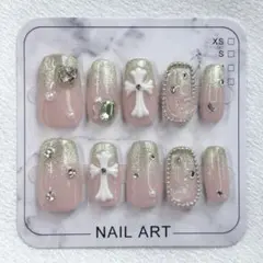 現品】ワンホン 韓国 ネイルチップ クロムネイル ギャル ピンク