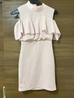 ミニドレス　ピンク