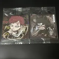 NARUTOウエハースシール 我愛羅 カンクロウ