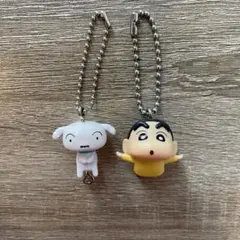 クレヨンしんちゃん シロ キーホルダー 2個セット