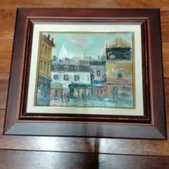 ヨーロッパの蚤の市で買った風景画