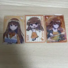 まめこ様専用　カラフルピーチ えと トレカ クリアカード