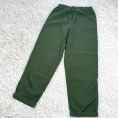 ペニーズ チノパン カーゴパンツ ウエストゴム 綿100 カーキ Lサイズ